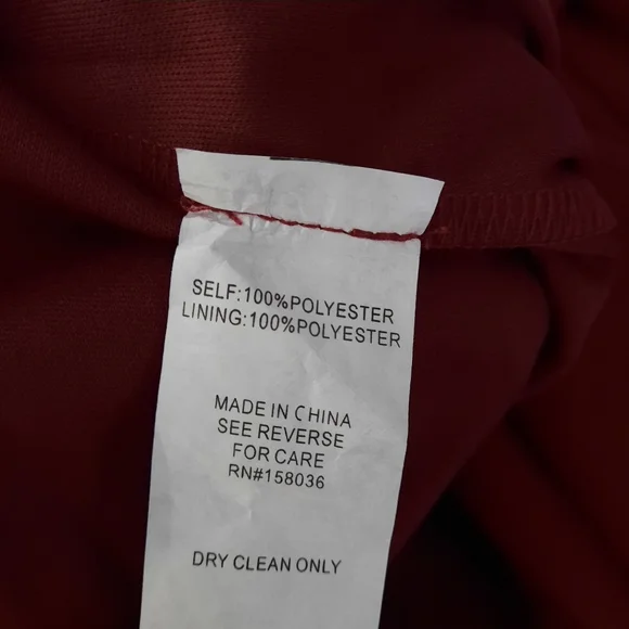 Birdy Grey Minae Sleeveless Wrap Chiffon Bridesmaid Dress in Cabernet size Small - Picture 11 of 15